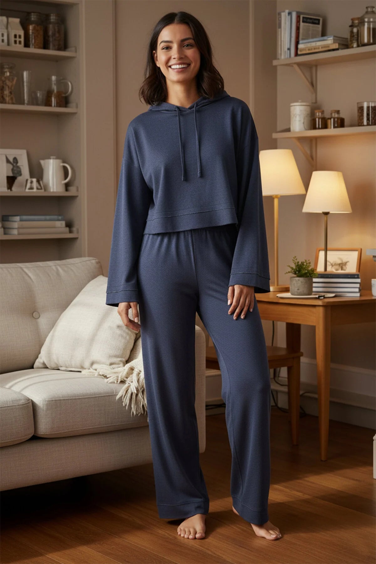 Navy Blue Wide Fit Set