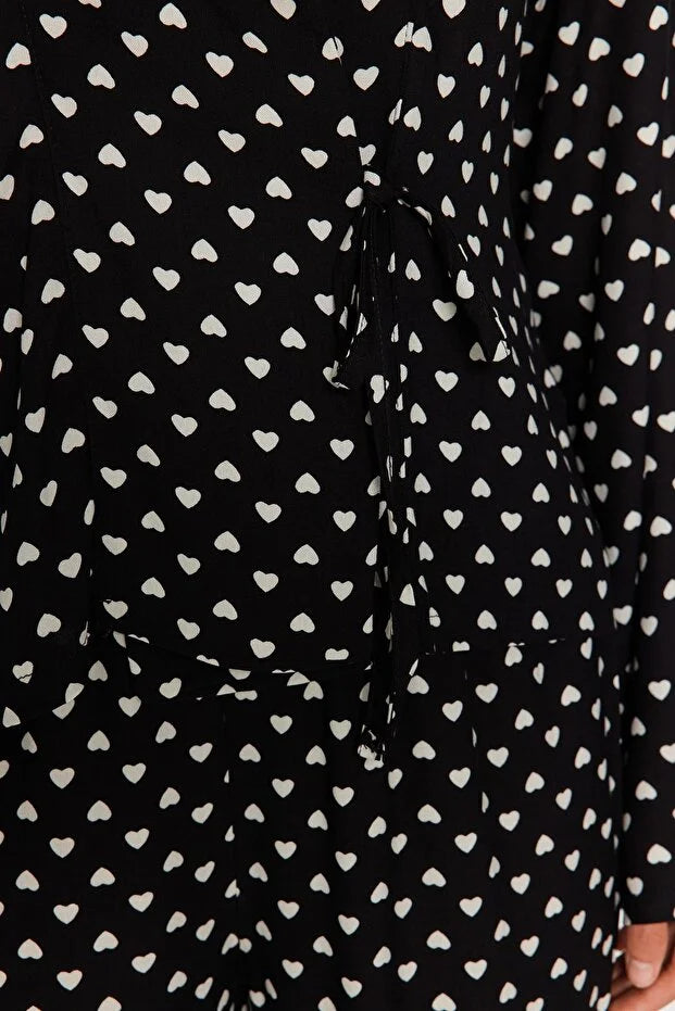 Black Heart pajamas set